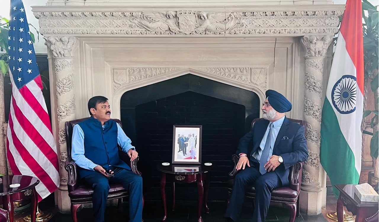 GVL Narasimha Rao discusses US visa issues in Washington