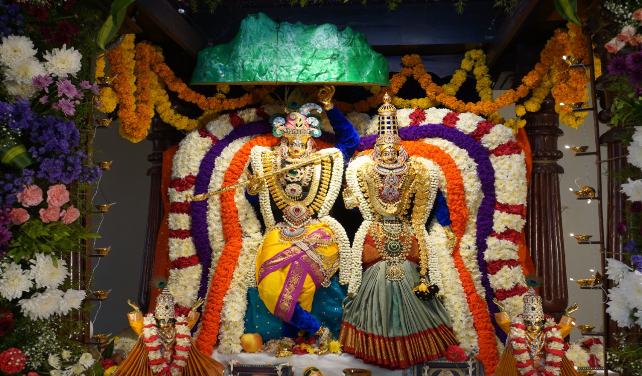 Hyderabad: Grand Celebrations of ‘Govardhana Puja’ at Hare Krishna Golden Temple