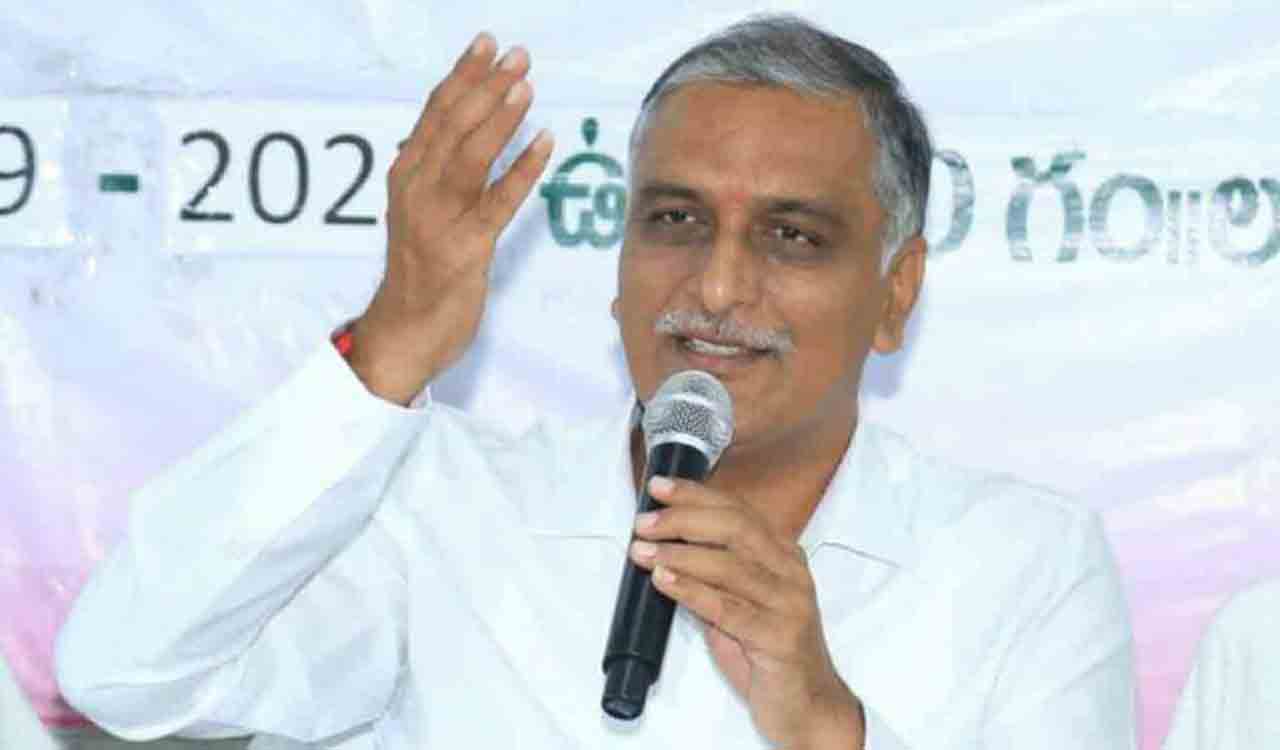 Harish Rao turns tantrik table on BJP