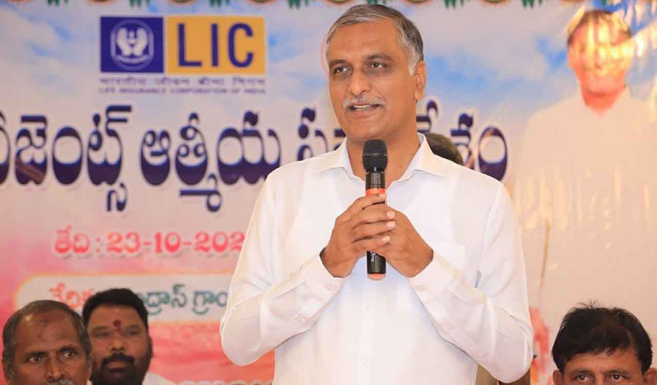 Munugode bypoll a BJP conspiracy to divert CM KCR’s attention from national politics: Harish Rao