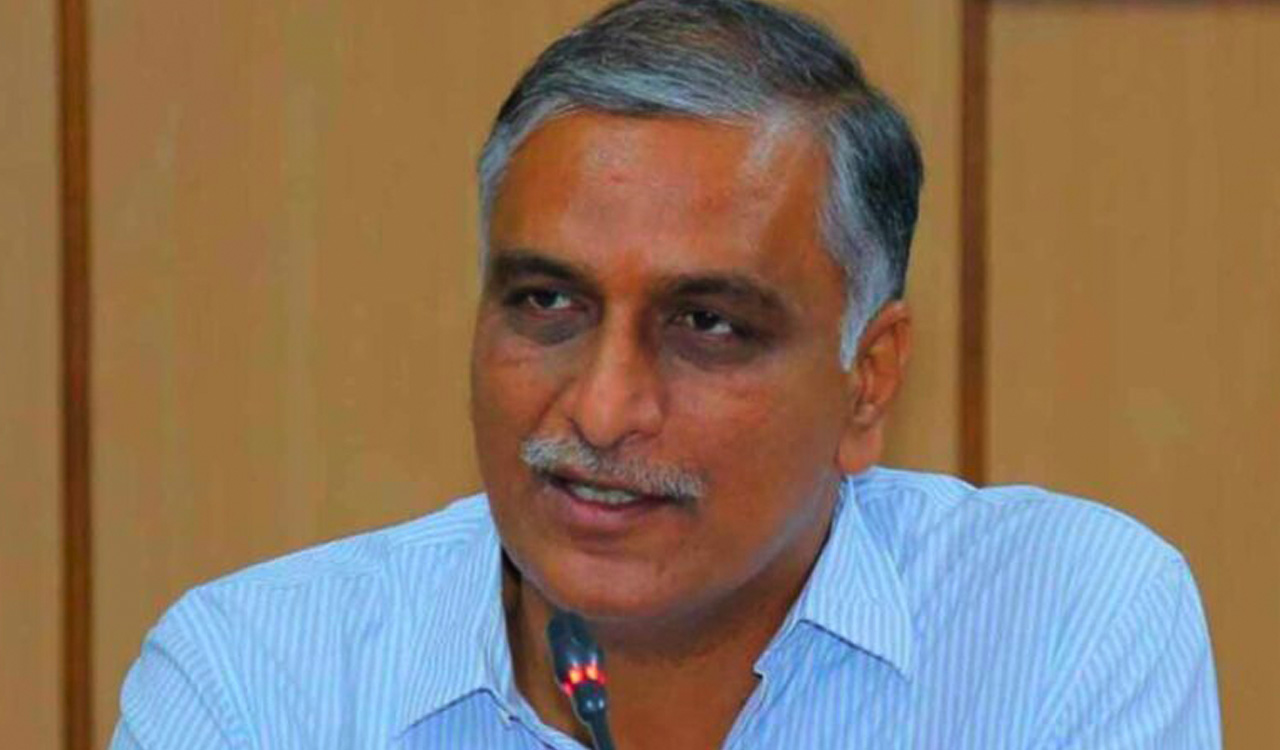 Harish Rao demands BJP to clear Centre’s dues to Telangana