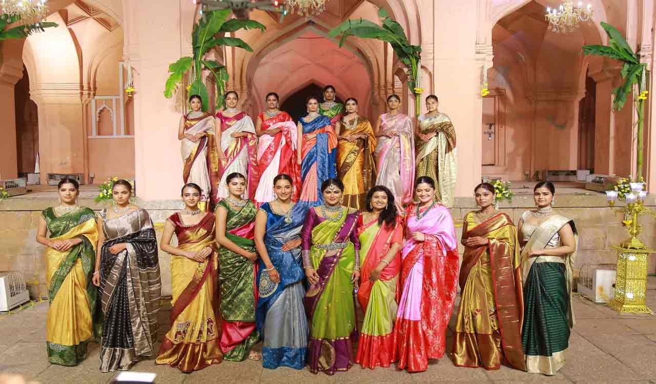 Hyderabad designer Arvind Ampula launches latest collection ‘Varenyam’