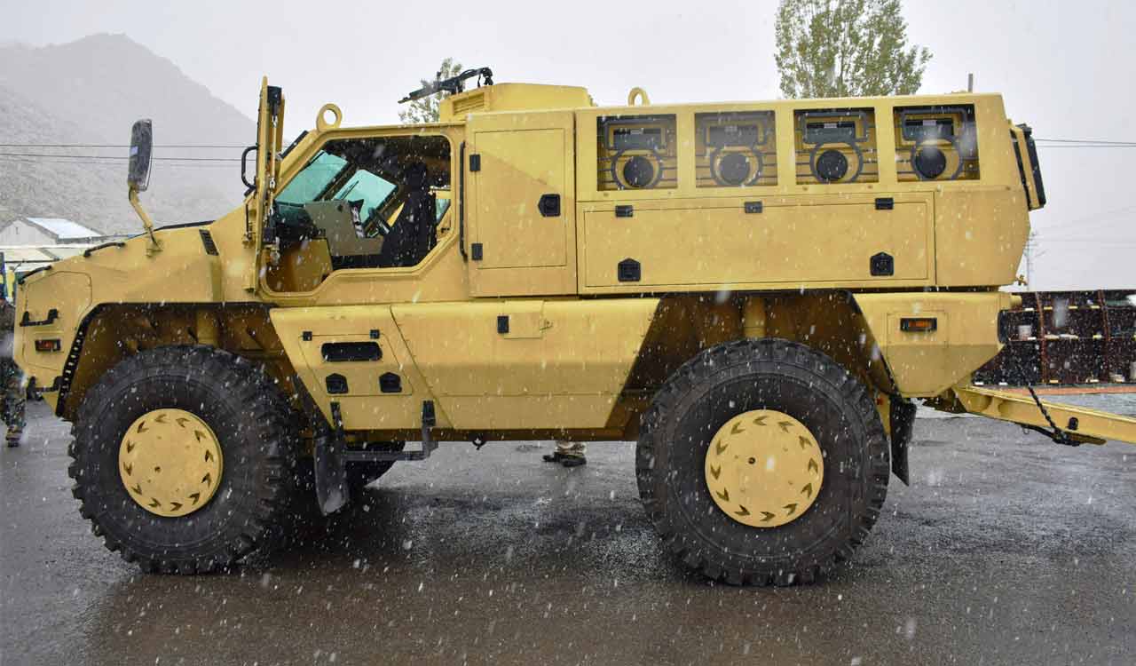 Indian Army inducts high mobility troop carrier for operations in Ladakh