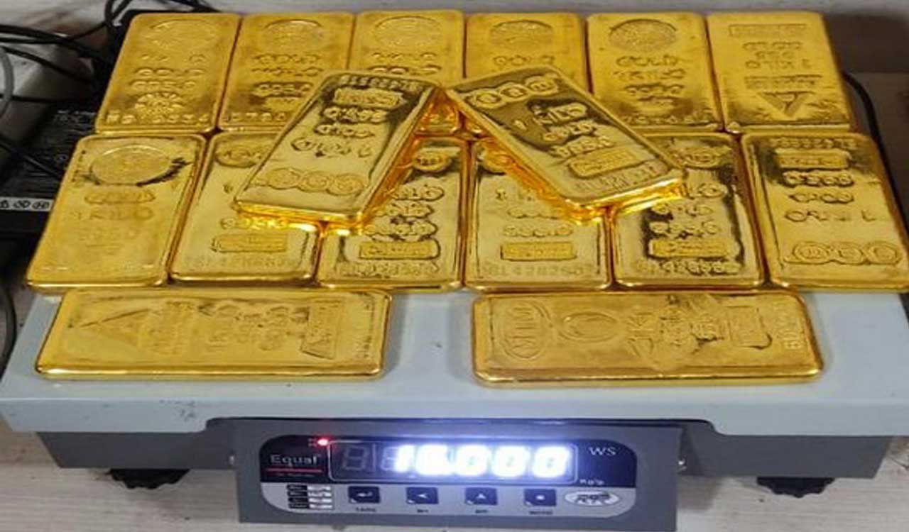Indian national arriving from Ethiopia arrested with 16 kg gold at Mumbai airport