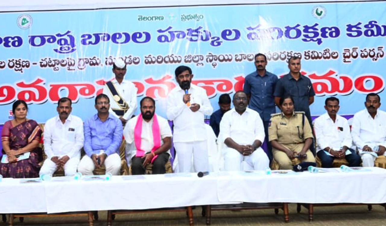 Make Telangana role model in child rights protection: Jagadish Reddy