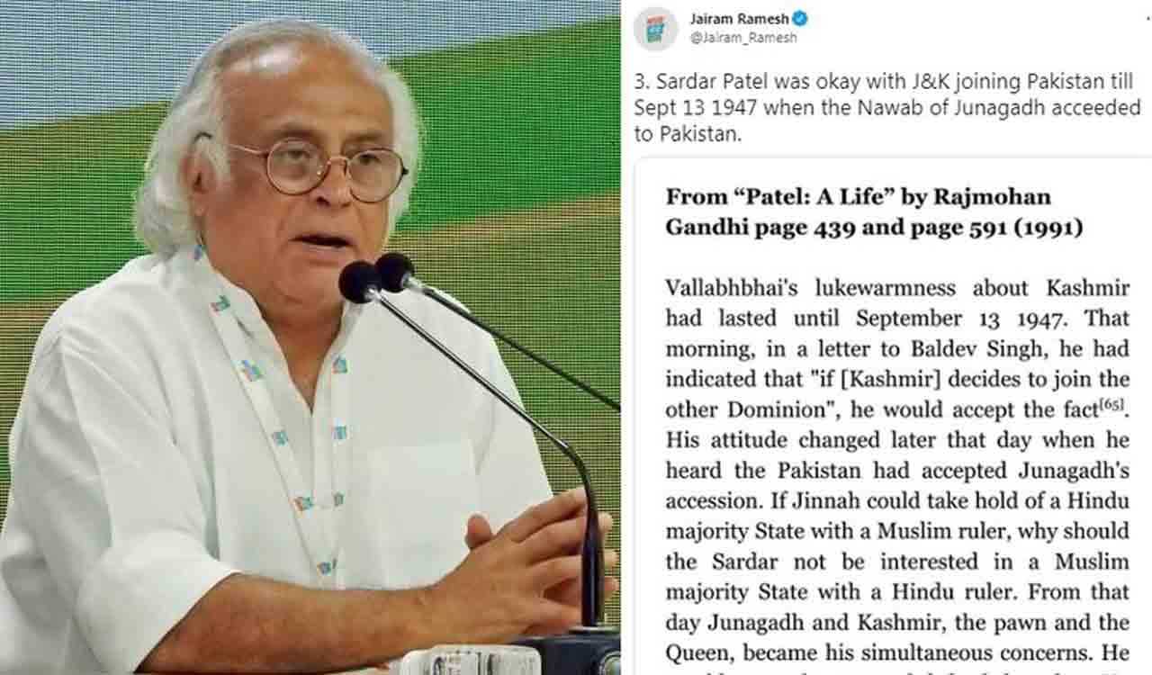 ‘Patel was not averse to J&K joining Pak’, Cong counters Modi’s claims on Nehru