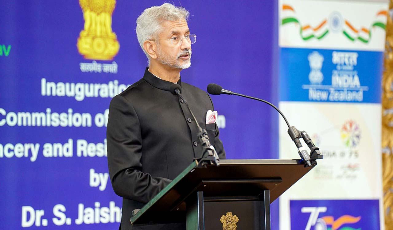 Jaishankar addresses Indians in NZ, asserts on bilateral cooperation