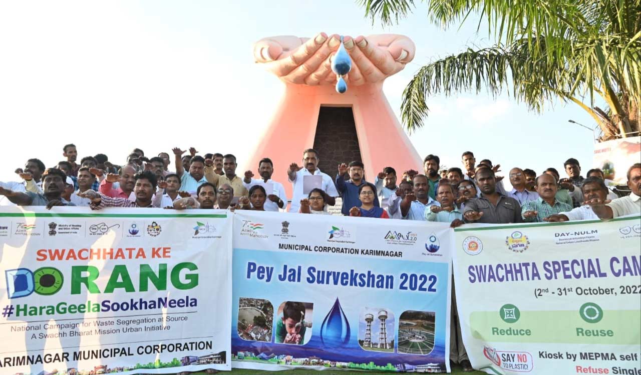 Karimnagar mayor urges people to utilize water carefully