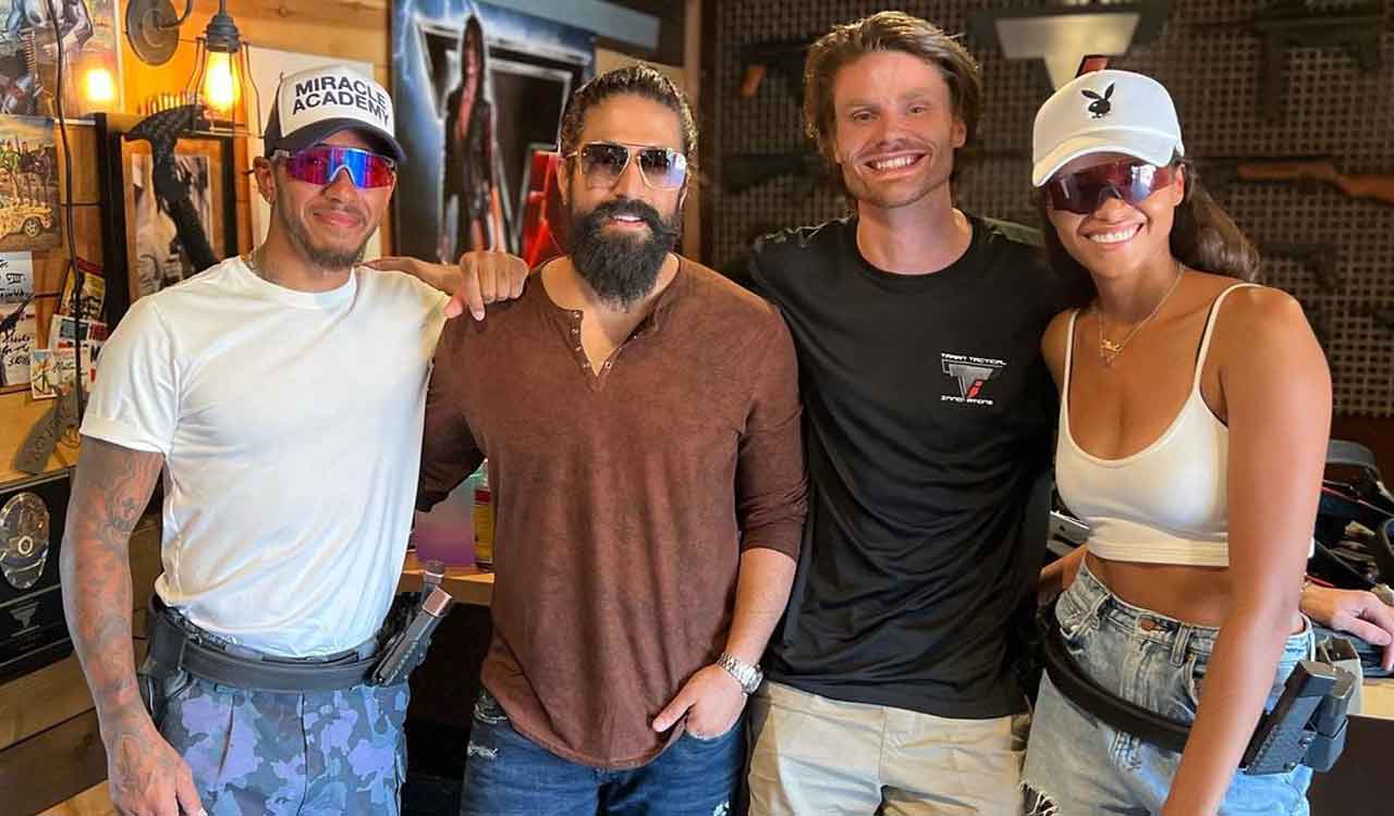 ‘KGF’ star Yash meets F1 champ Lewis Hamilton