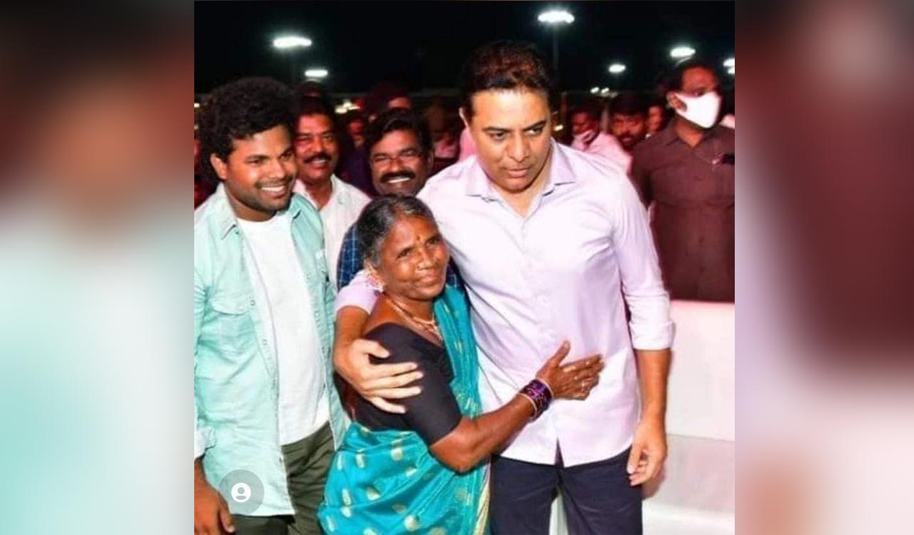 KTR meets Gangavva, says he’ll be guest on My Village Show soon