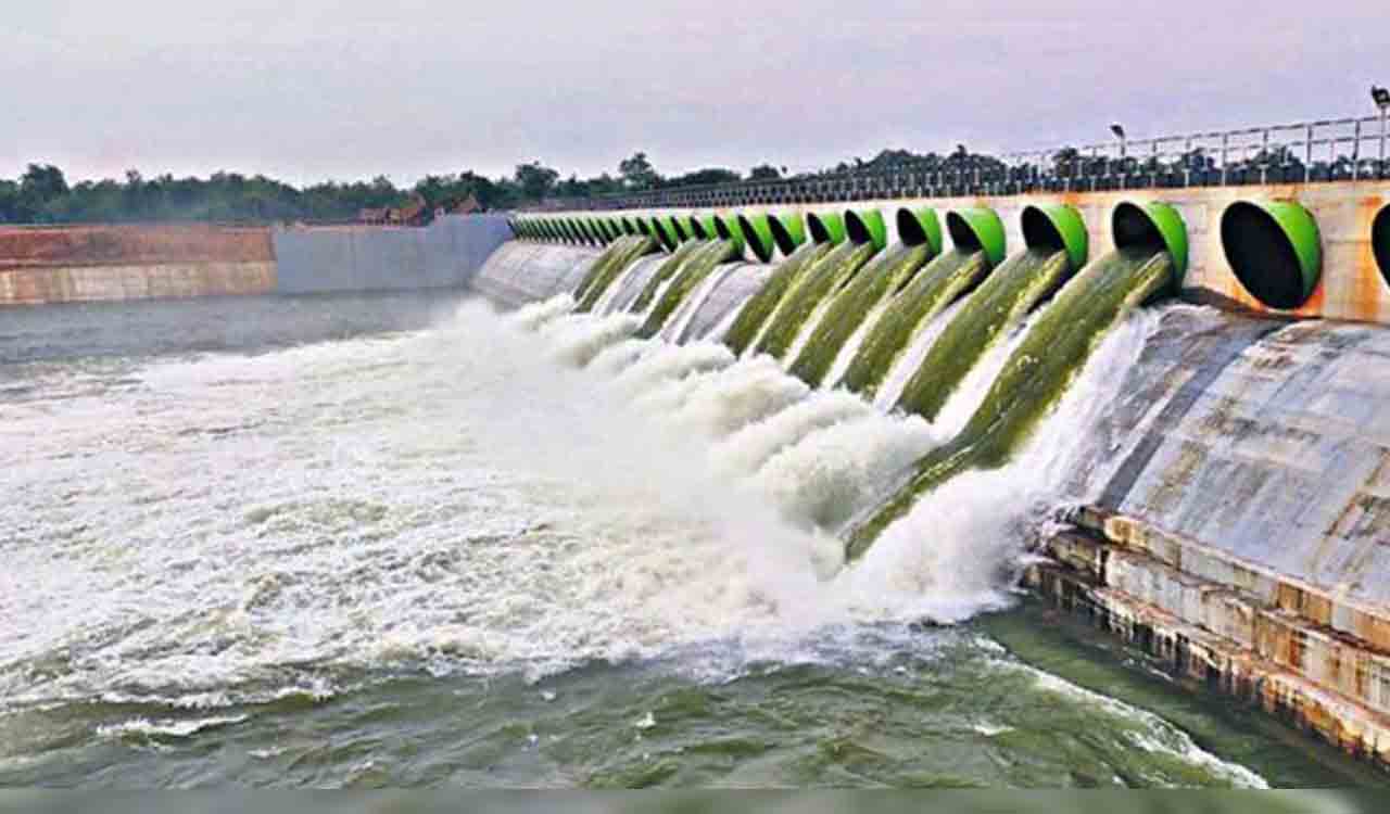 Flood-hit Annaram pump house of Kaleshwaram project back in action ...