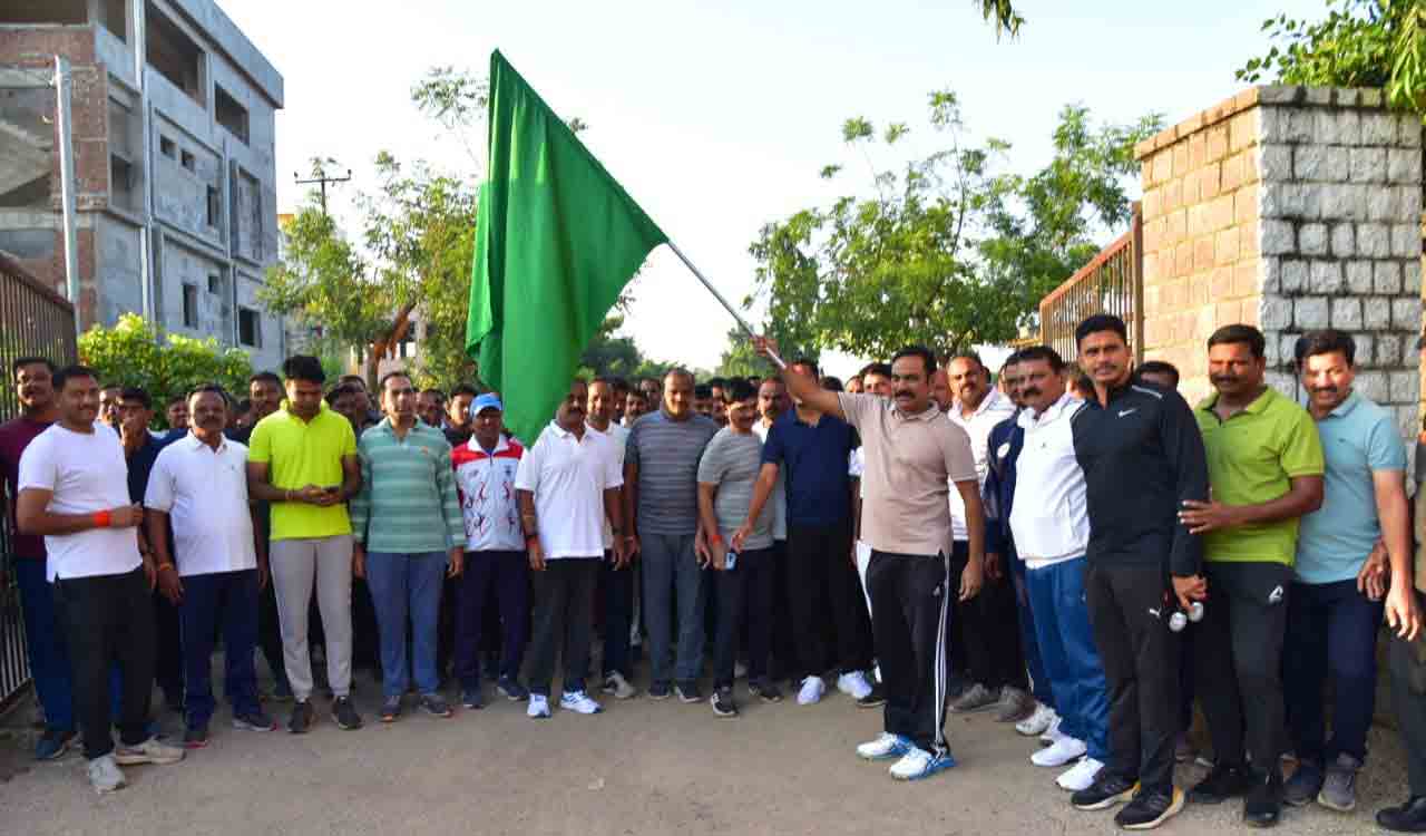 Police Martyrs Memorial week: Karimnagar cops organise mega 5k run