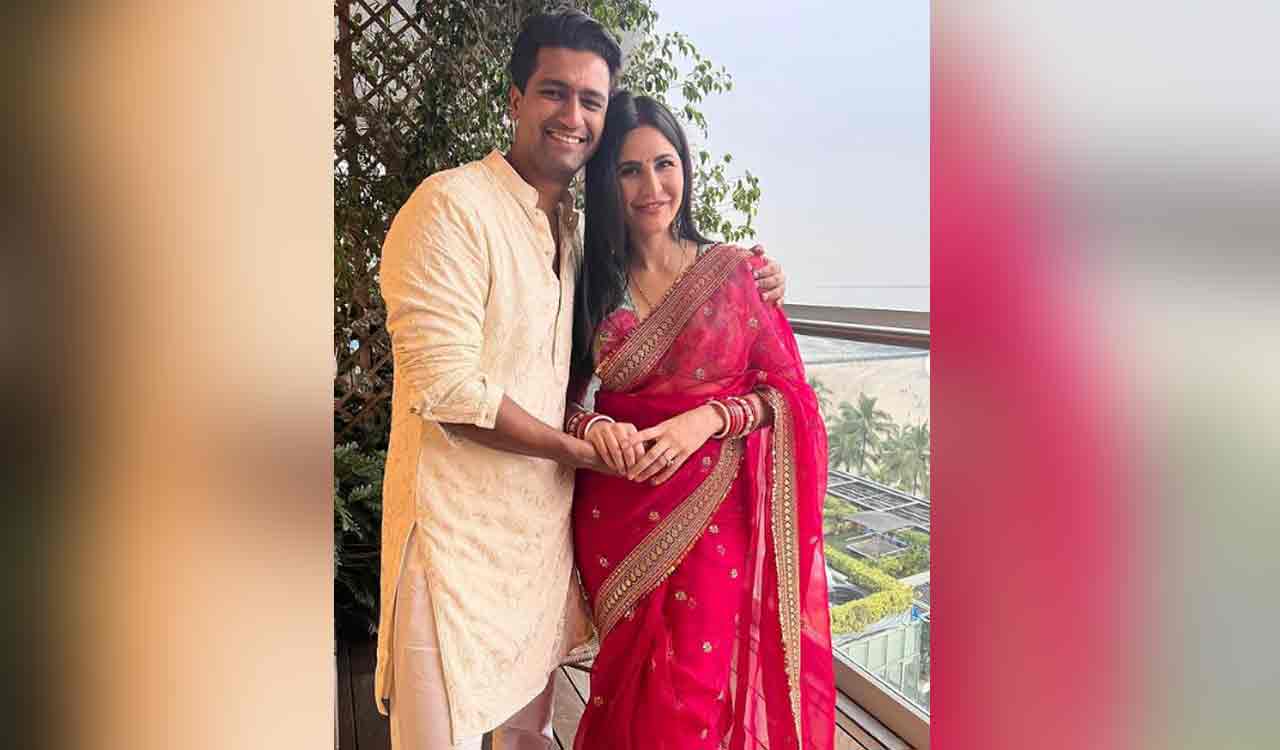 Fans go gaga over Katrina-Vicky Karwa Chauth pics