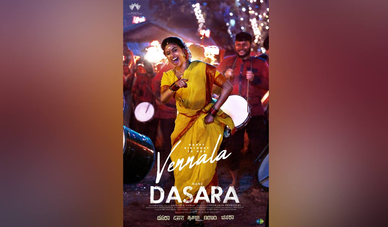 Keerthy Suresh’s first look from Nani-starrer ‘Dasara’ released