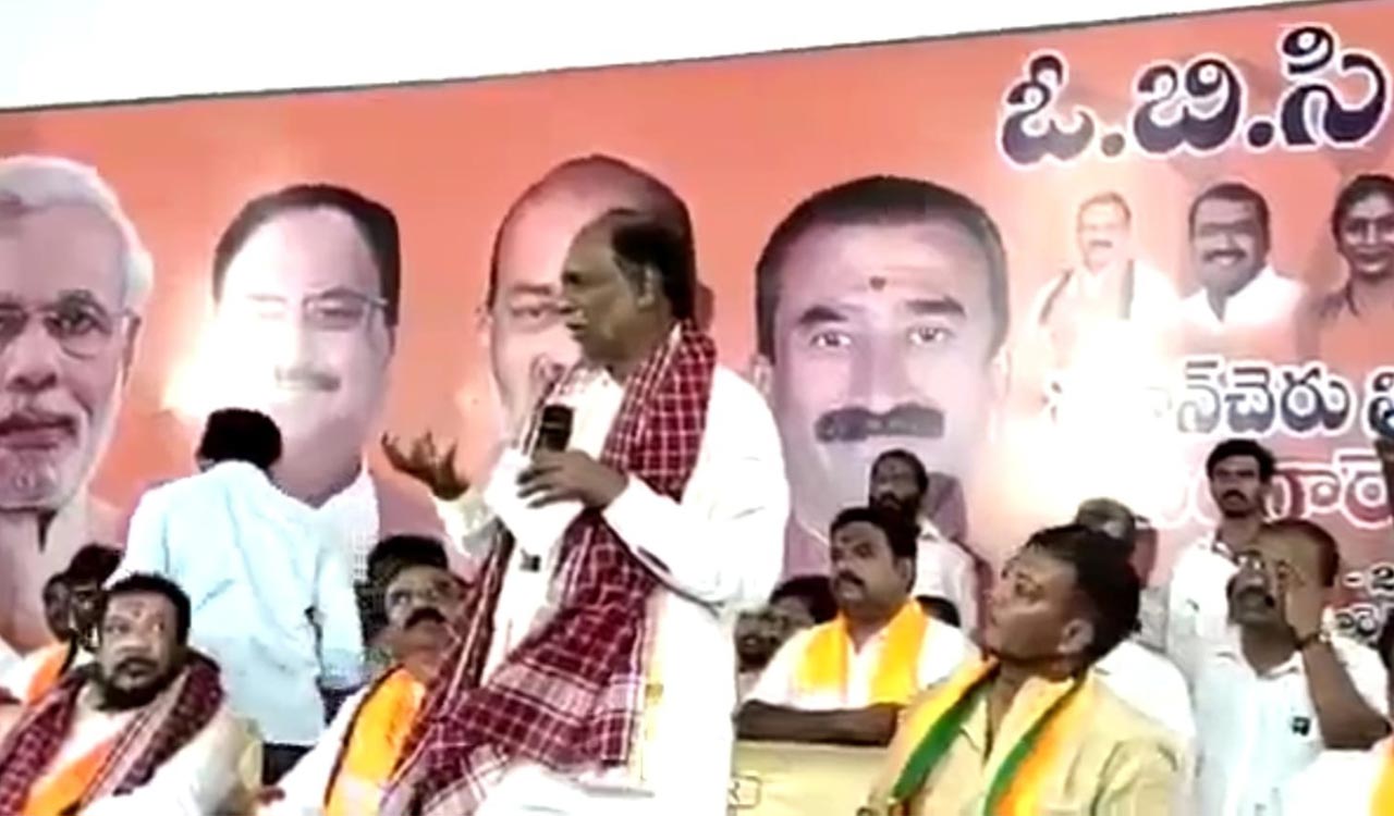 Ministers camping in Munugode to lure voters: K Laxman