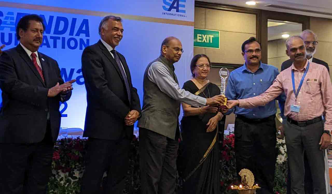MLRIT bags SAE INDIA Foundation-Corporate award