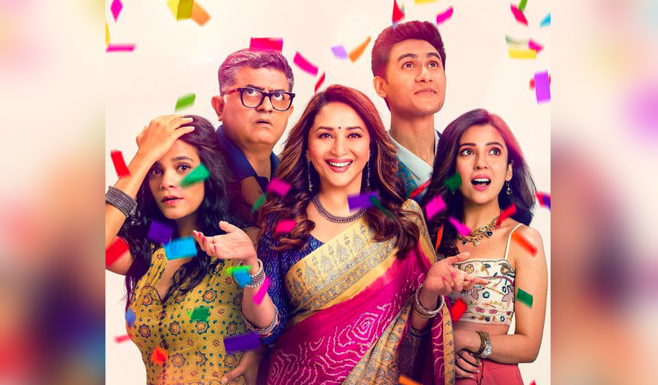 Maja Ma movie review: Madhuri Dixit-starrer is cringe fest that’s best avoided