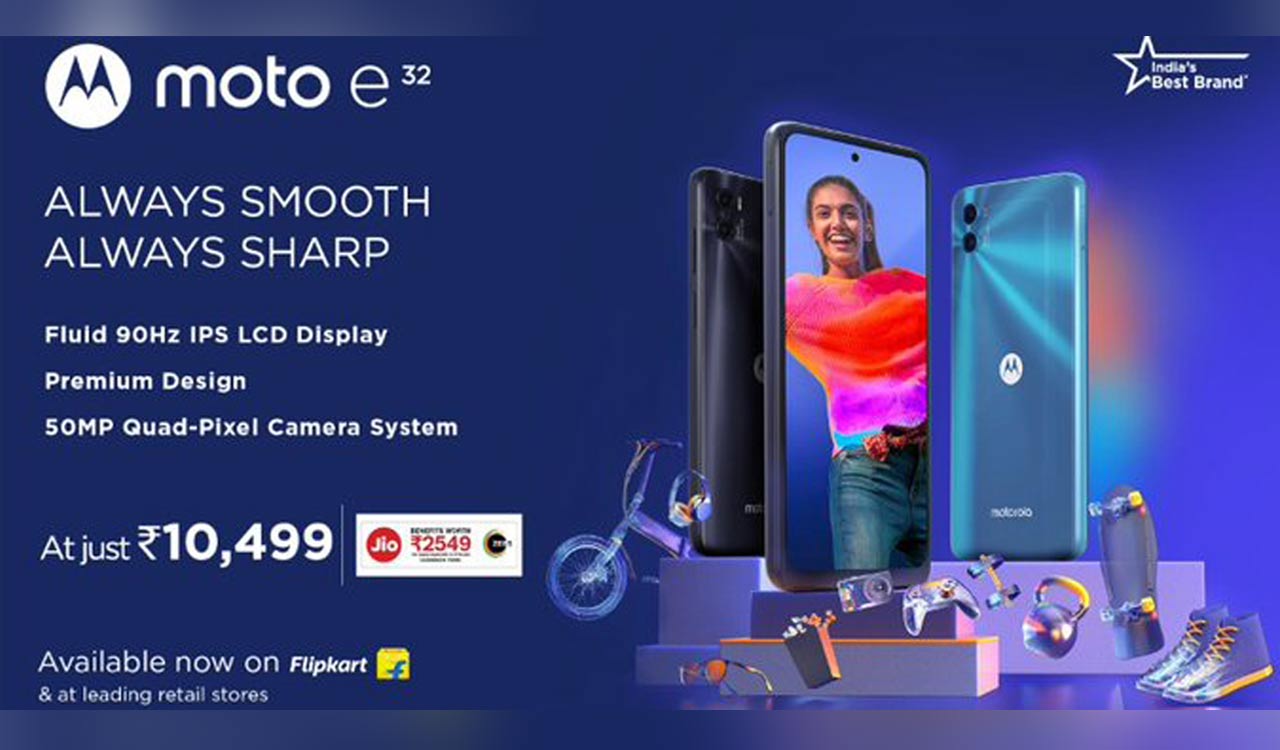 Motorola launches affordable ‘moto e32’ in India