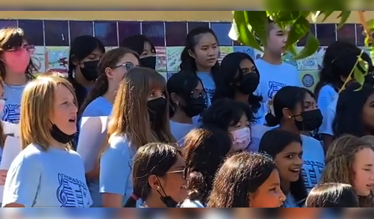 California school students sing RRR’s Natu Natu