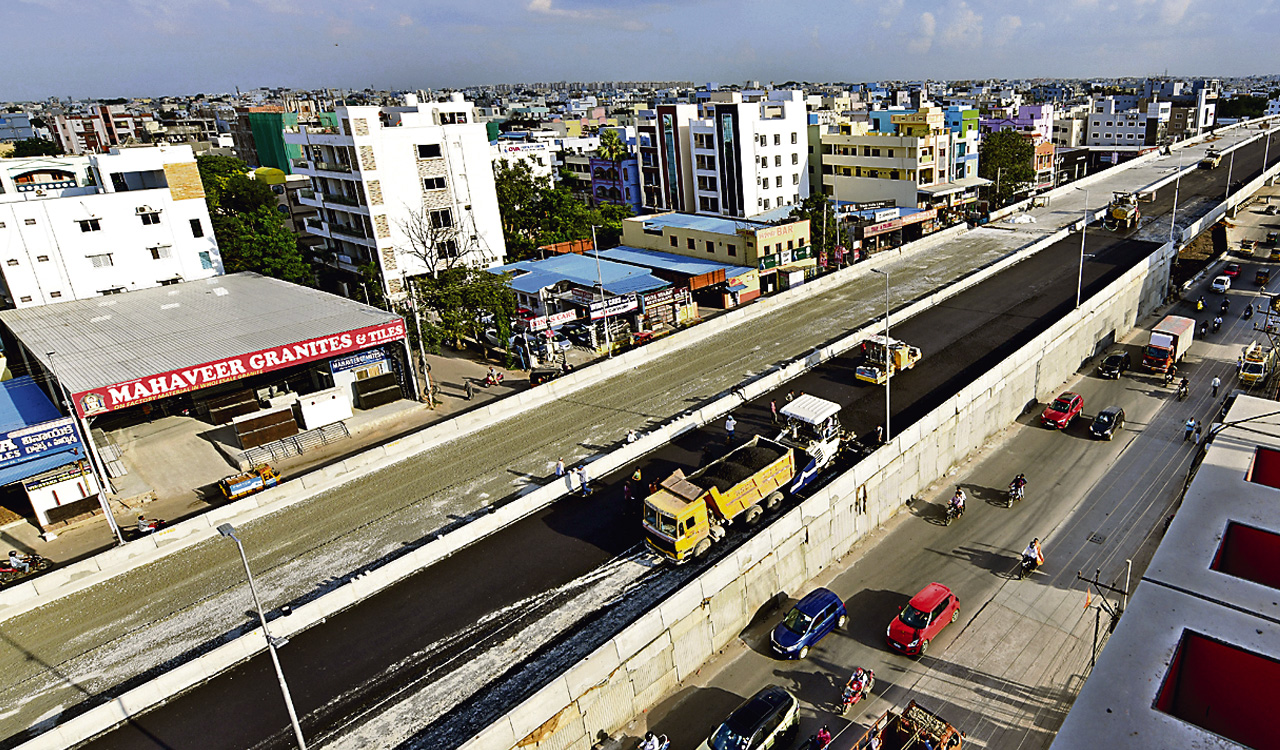 Hyderabad: Three new flyovers to be thrown open to public soon