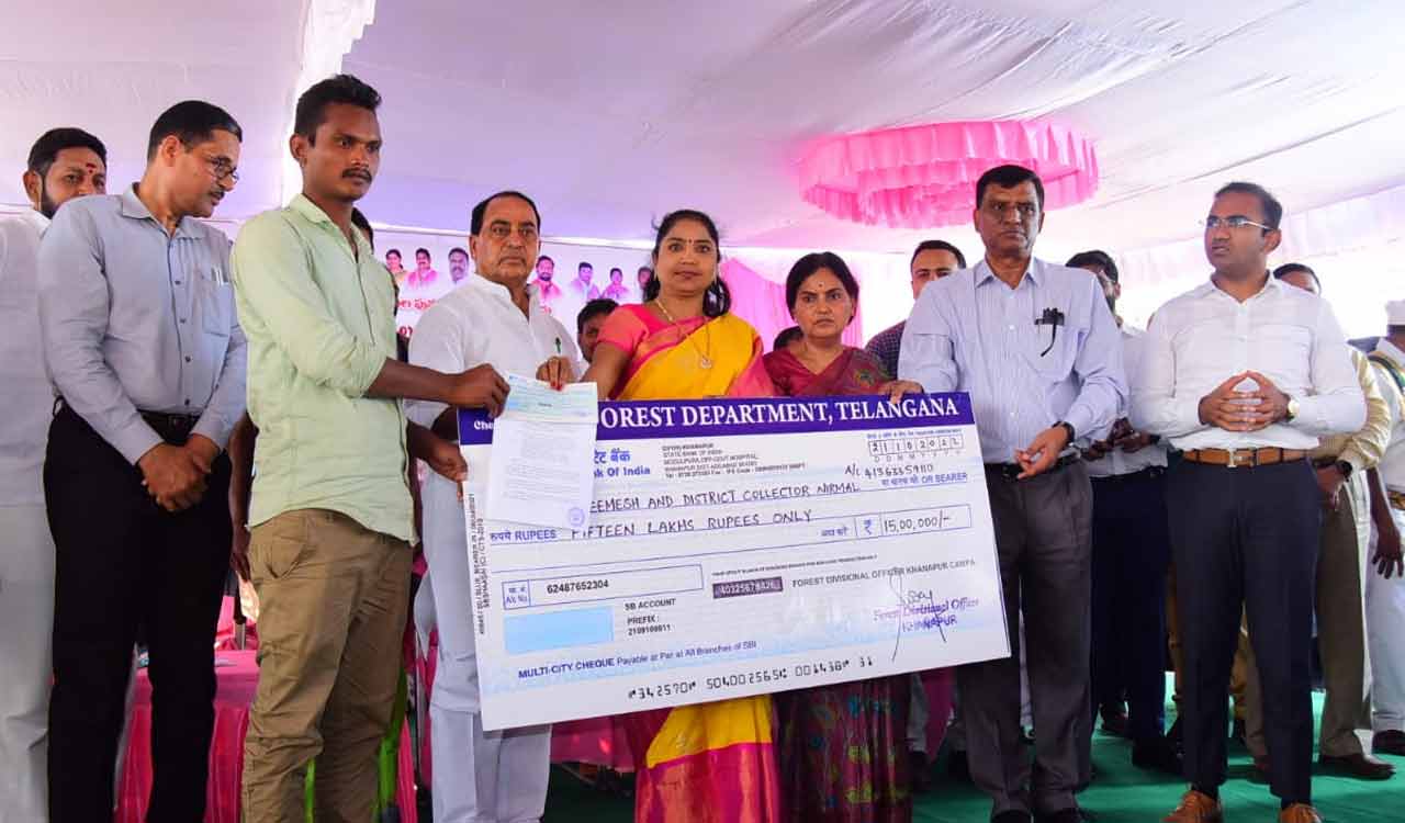 Minister Indrakaran initiates shifting of villages displaced by Kawal Tiger Reserve