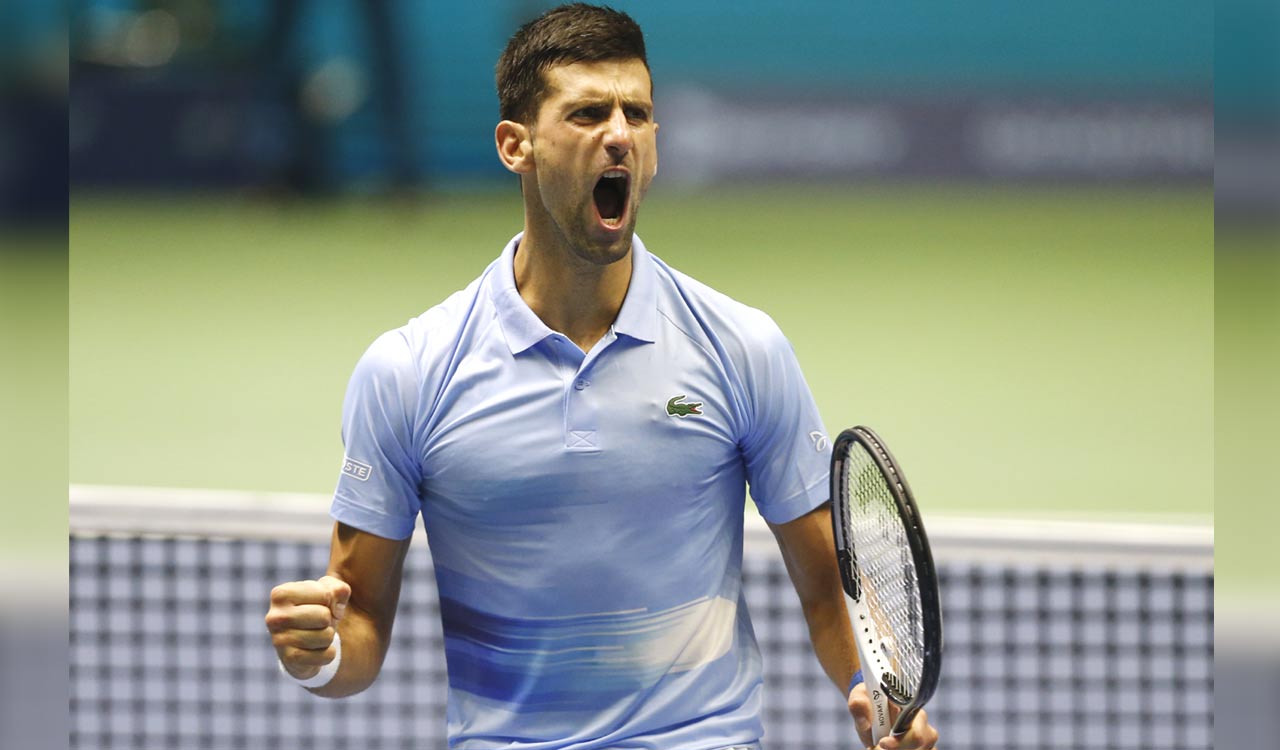 Novak Djokovic cruises into Astana final after Daniil Medvedev retires