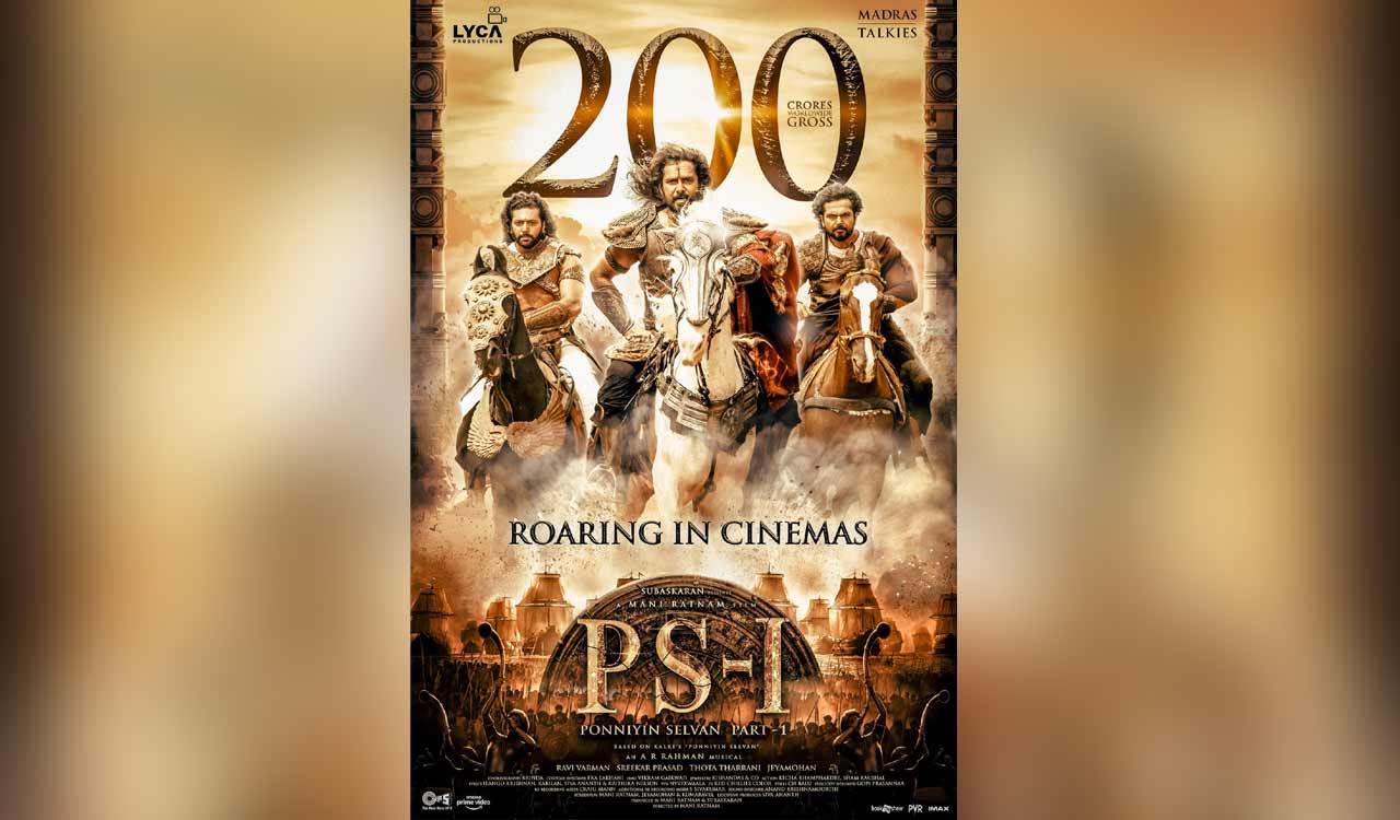‘PS-1’ grosses whopping Rs 200 crore in three days