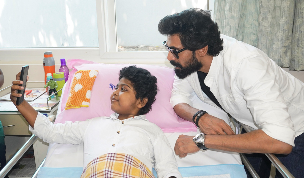 Hyderabad: Daggubati Rana inaugurates Paediatric Palliative Care Ward