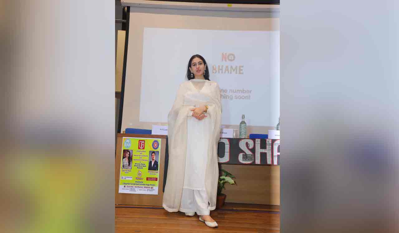 Sara Ali Khan promises to create safe space for girls with ‘No Shame’ campaign