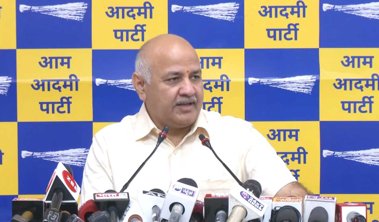 Sisodia plays audio to show ‘BJP man’ allegedly discussing party’s bid to poach AAP MLAs