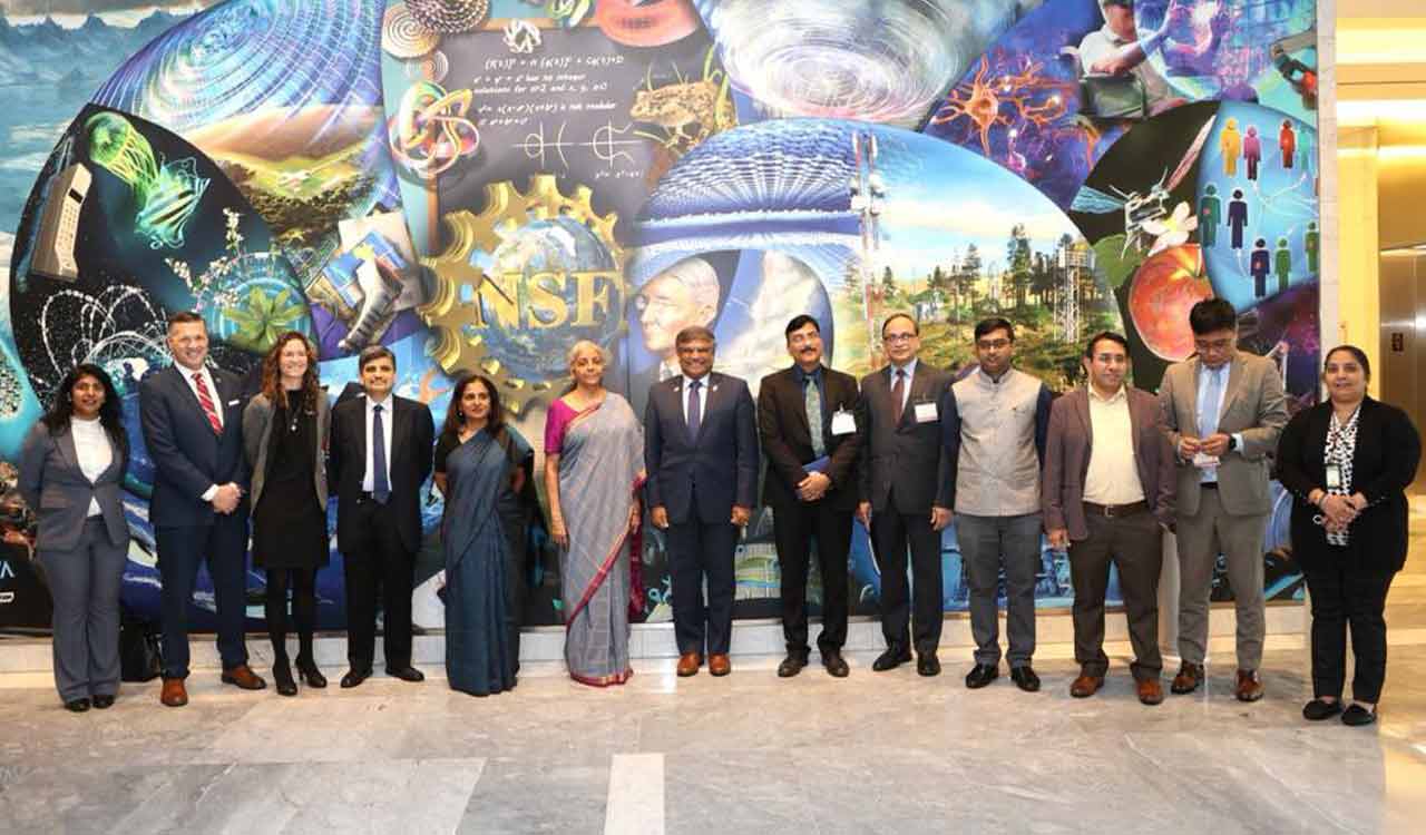 Sitharaman visits National Science Foundation in Washington 