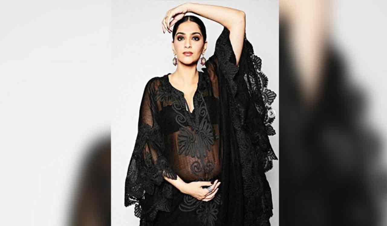 This is how Sonam Kapoor looks after baby Vayu while getting ready