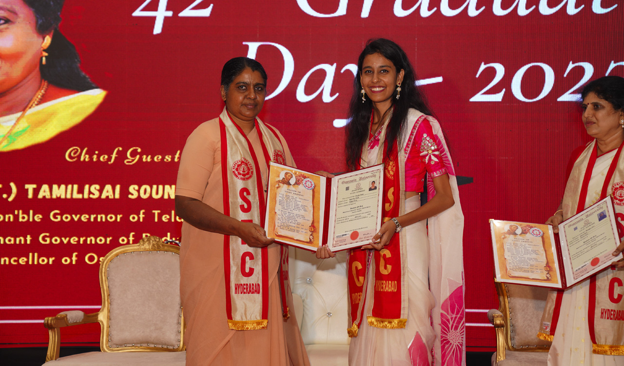 St Francis College for Women organises 42nd Graduation Day in Hyderabad