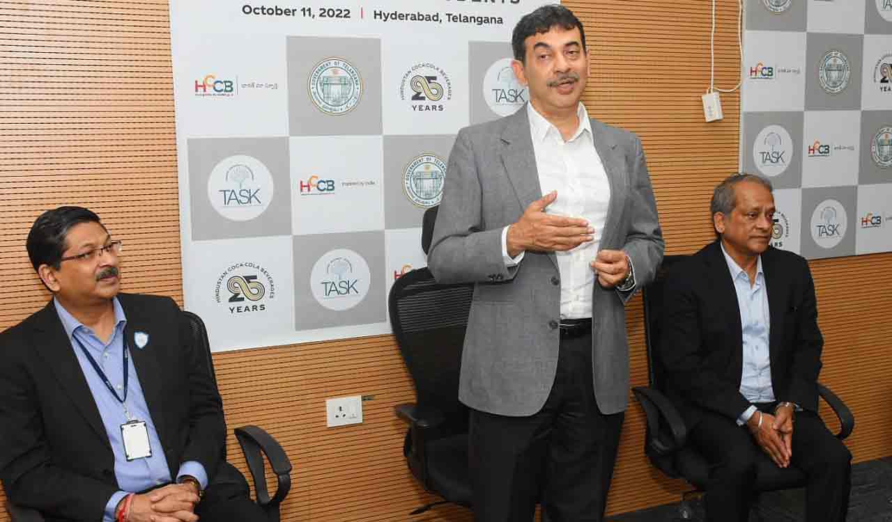 HCCB, TASK to train 10,000 college students from Telangana in two years