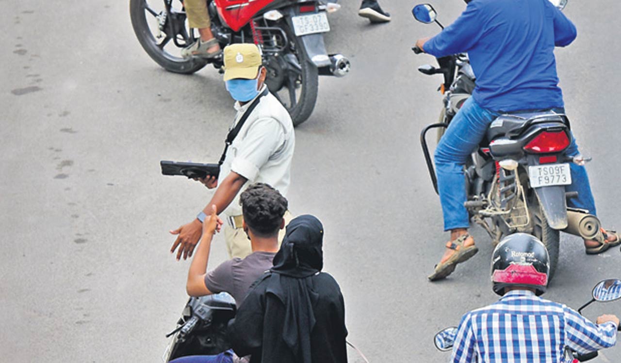 Hyderabad Traffic police intensify operation ROPE