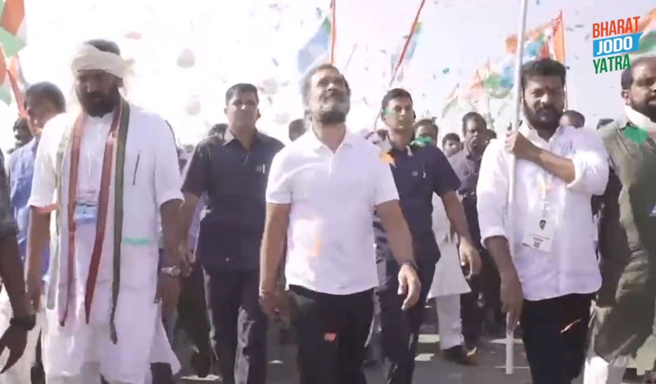 Telangana leg of Bharat Jodo Yatra resumes after 4-day break