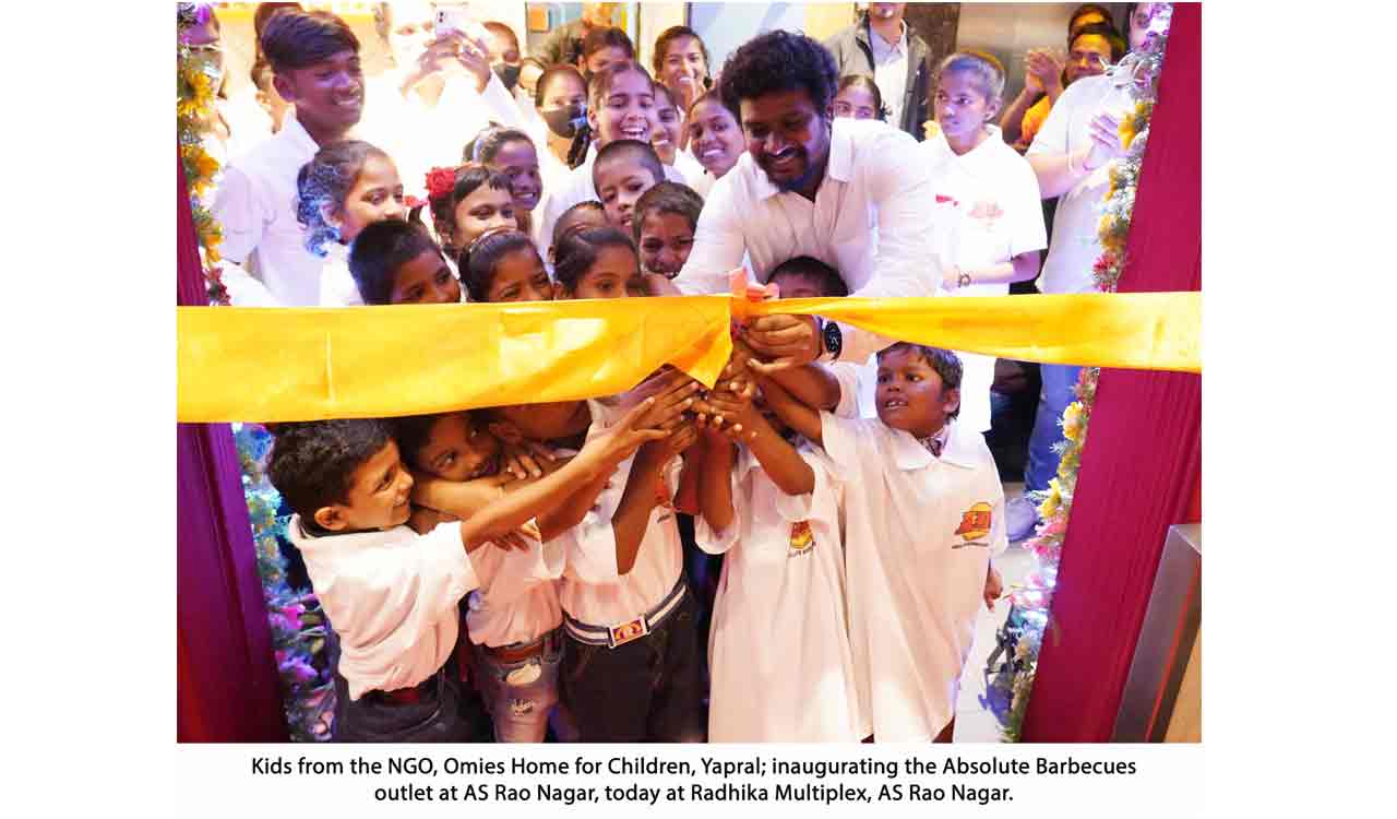 Underprivileged kids open Absolute Barbecues’ 11th outlet in AS Rao Nagar