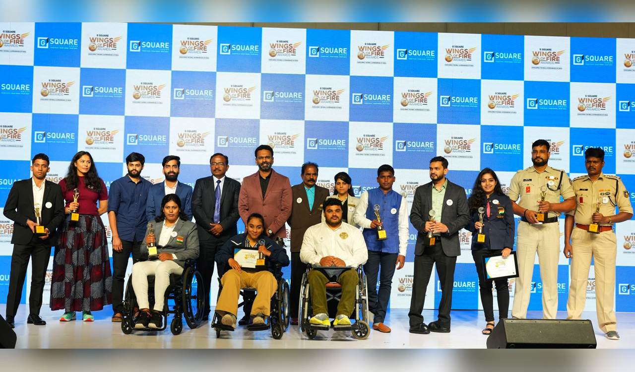 Hyderabad: Para sportspersons honoured at G Square Wings of Fire Awards 2022