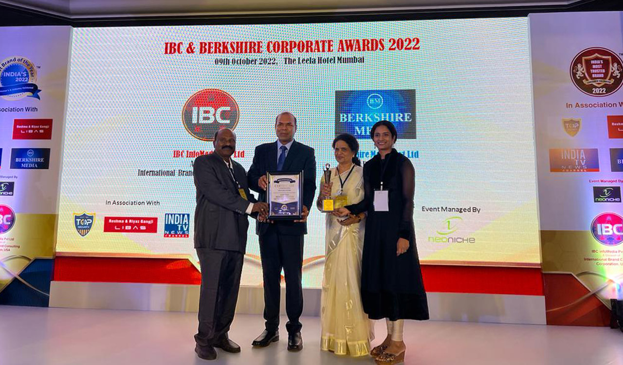 SVS Group of Educational Institutions receives award