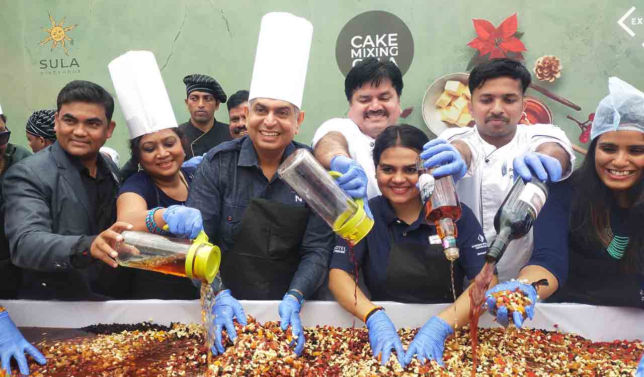 Novotel Hyderabad Convention Centre hosts Cake Mixing Ceremony