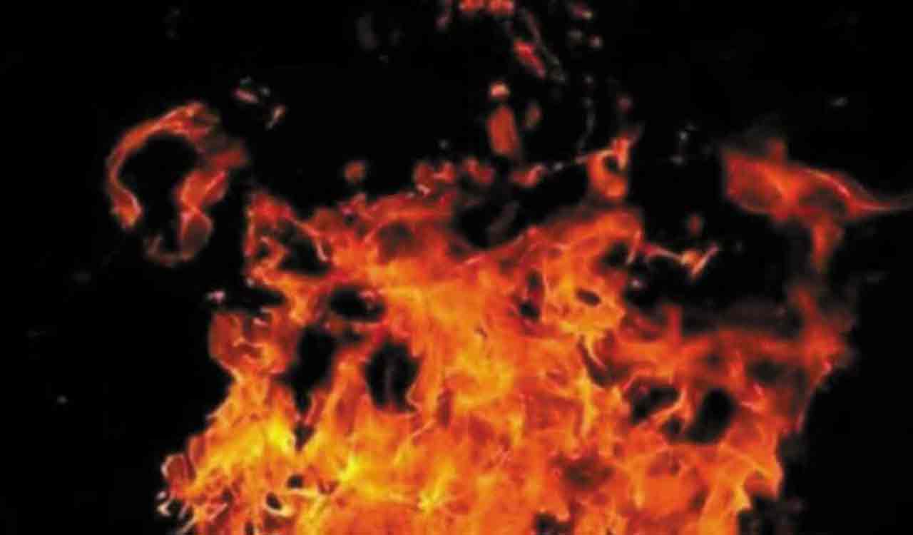Elderly man charred to death in Nirmal