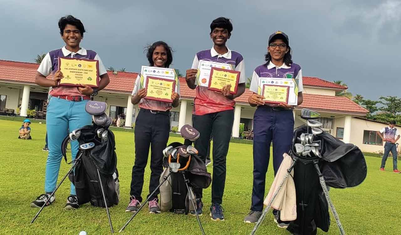 TSWREIS golfer Amulya bags top honours at South-Zone National Golf Championship