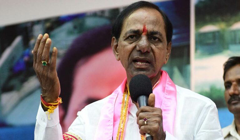 Telangana CM KCR pays tributes to Maharshi Valmiki