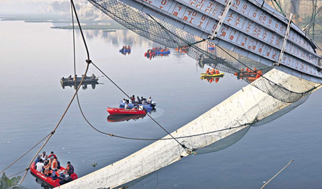 Gujarat Morbi bridge collapse: Opposition calls out PM Modi’s hypocrisy