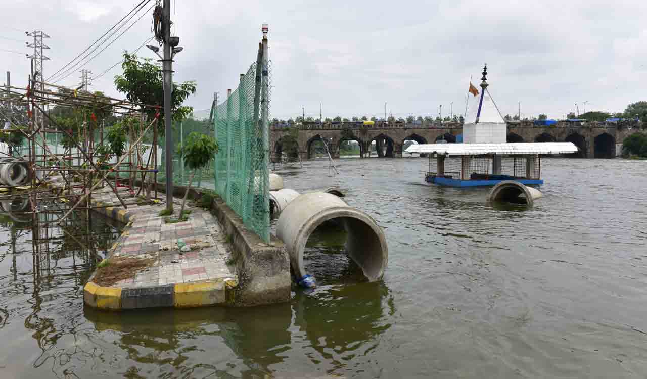 Musi receives abundant inflows from Osman Sagar, Himayathsagar