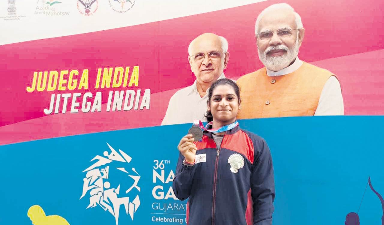 Nandini races to 100m hurdles silver at 36th National Games