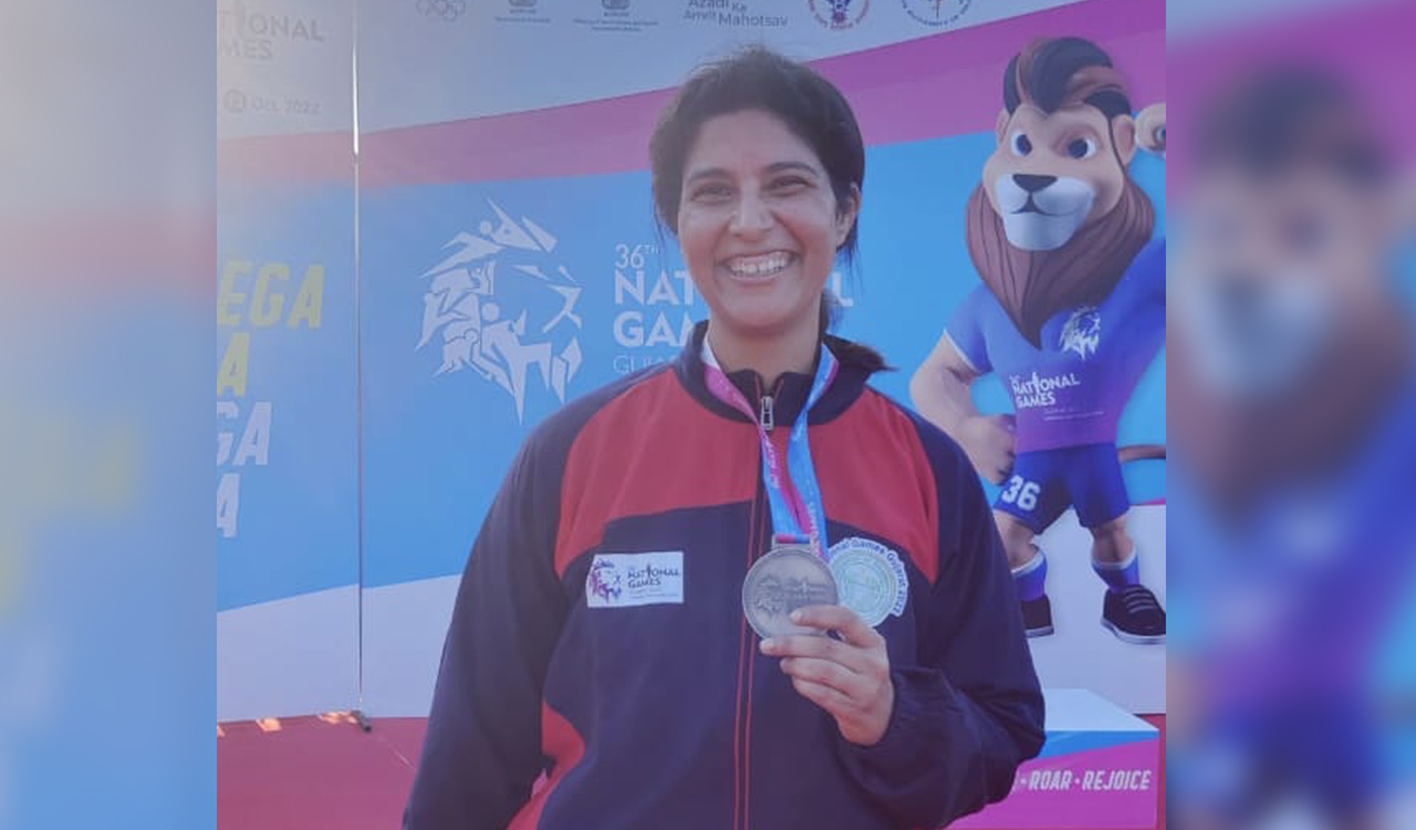 Telangana’s Rashmee Rathore clinches silver at 36th National Games