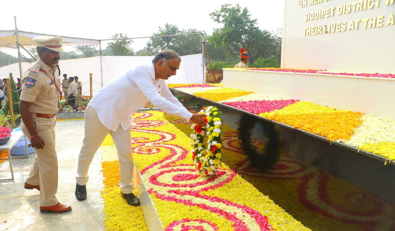 Telangana Govt committed for Police welfare: Harish Rao