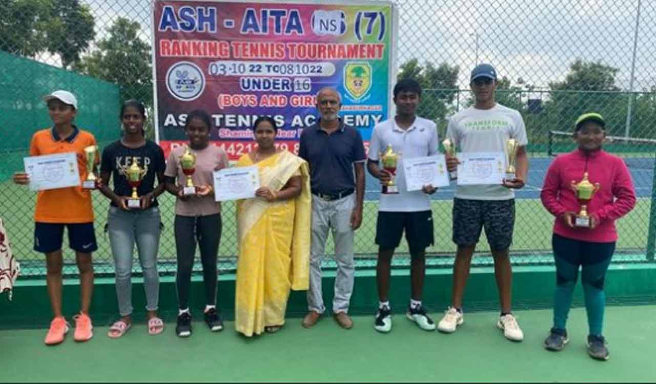 Showrya clinches AITA National Series U-16 Tennis Tournament