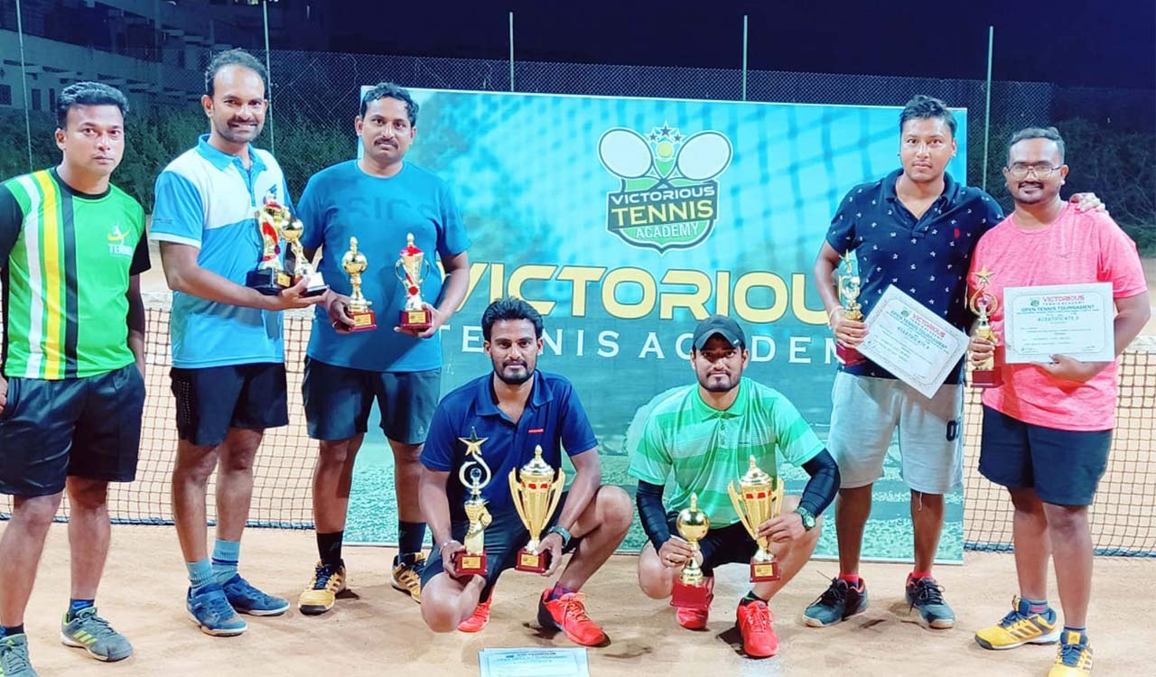 Twin titles for Dilip at Victorious Tennis Tournament